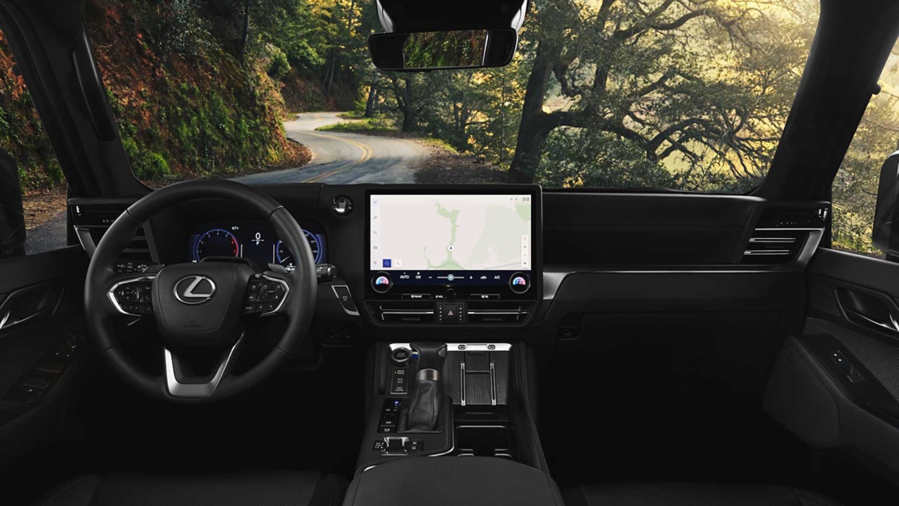 The Lexus GX interior