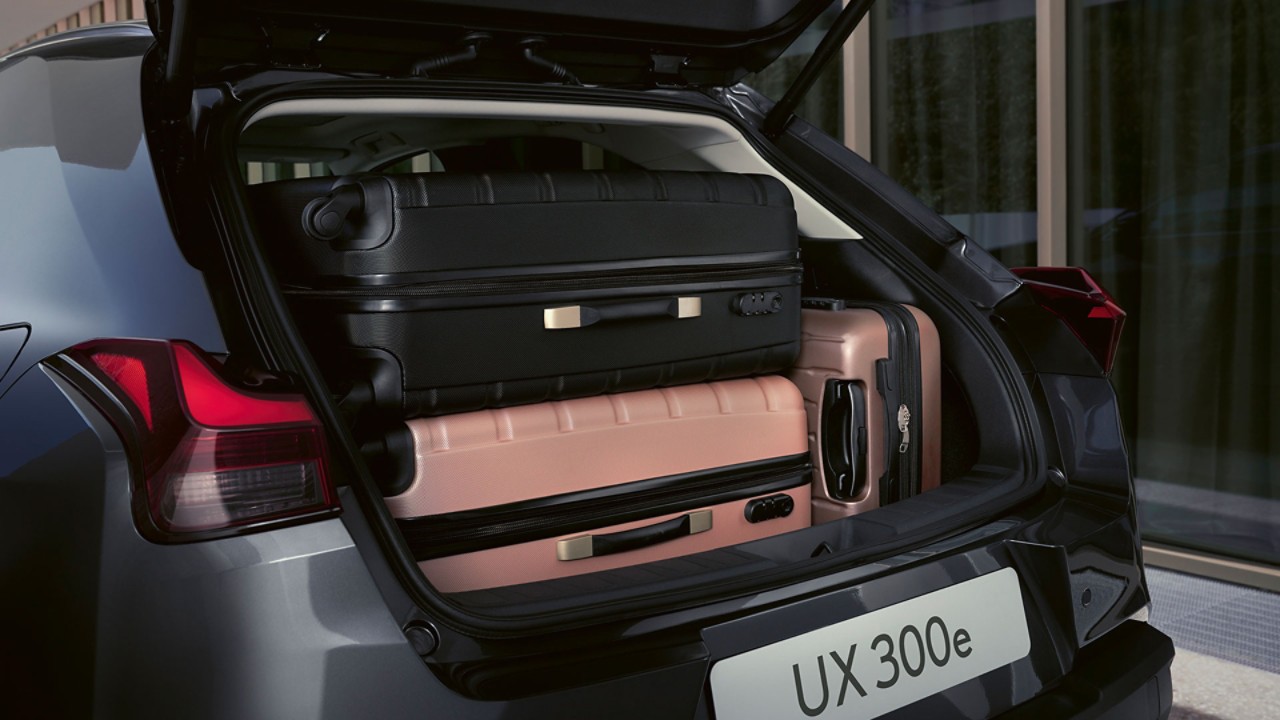 Boot space of the Lexus UX 300e