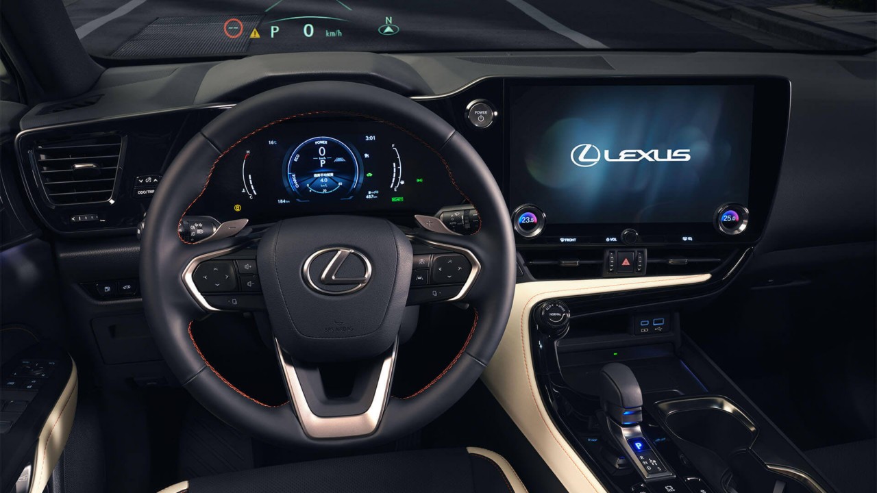 Lexus NX's cockpit