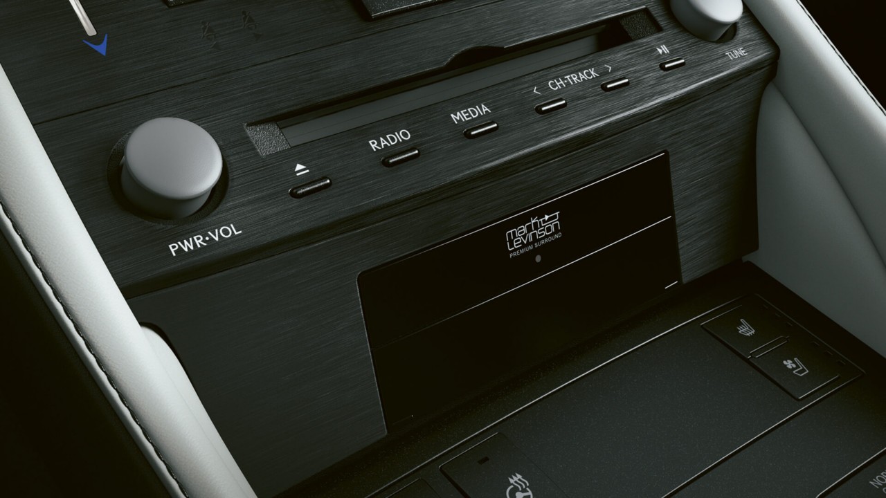 The Mark Levinson audio dashboard