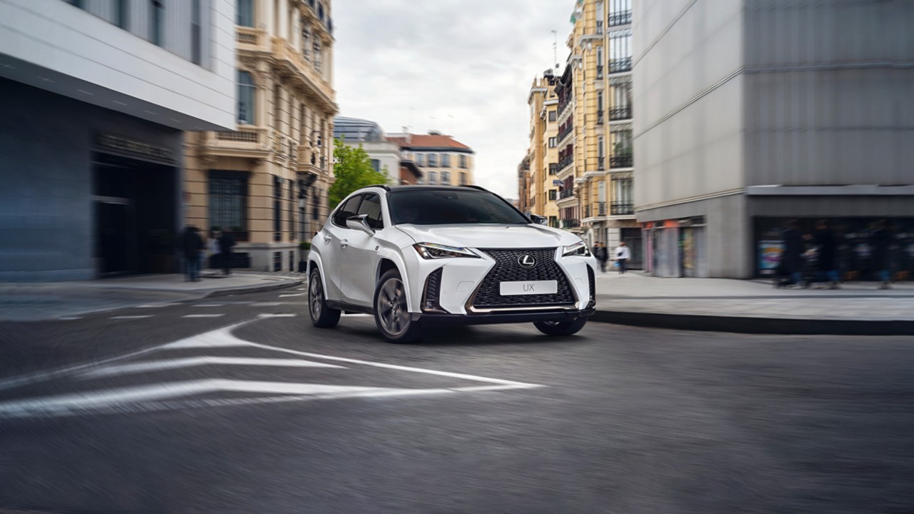 Exterior shot of the Lexus UX