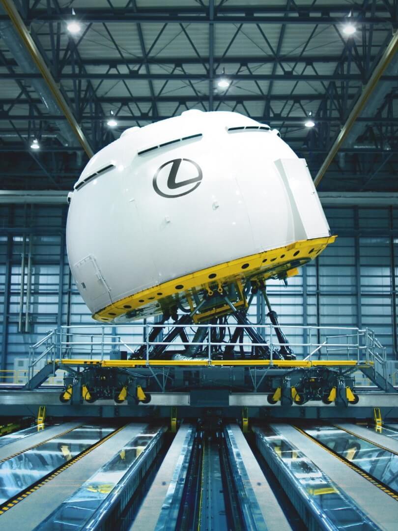 Lexus virtual reality simulator