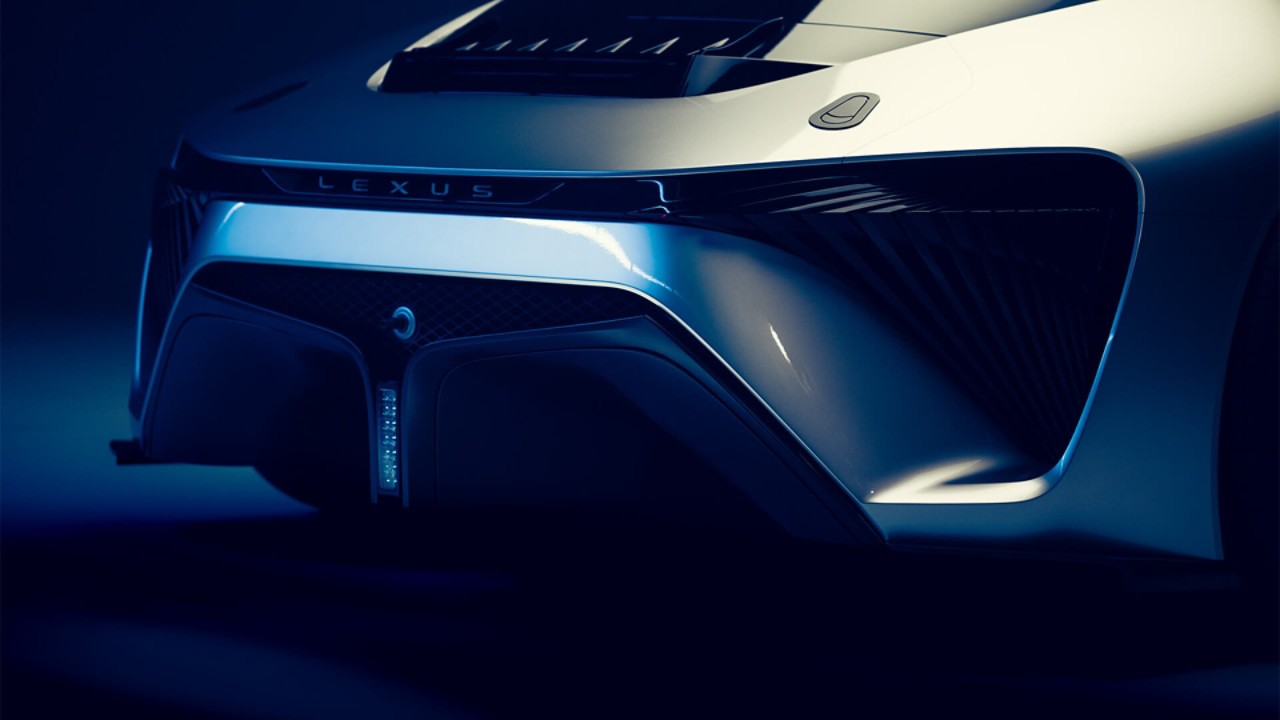 Rear bumper of the Lexus Electrified Sport Concept