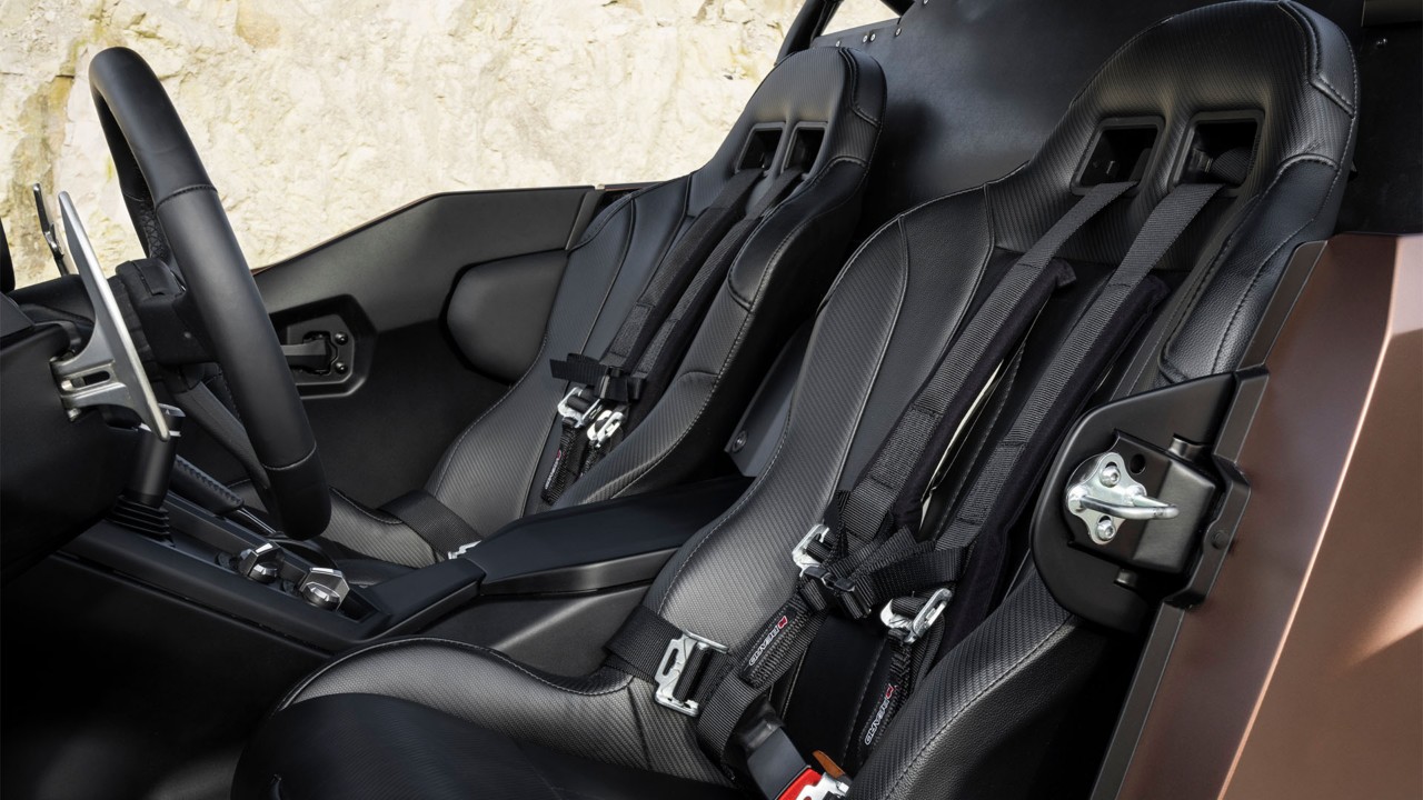 Lexus ROV Concept car's drivers and passenger seats