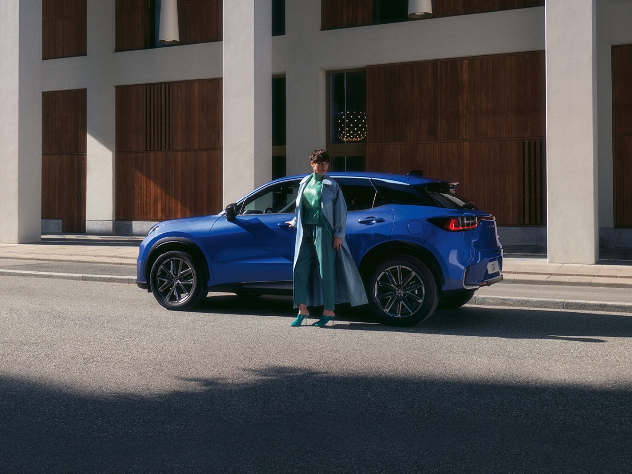 A person stood next to an LBX