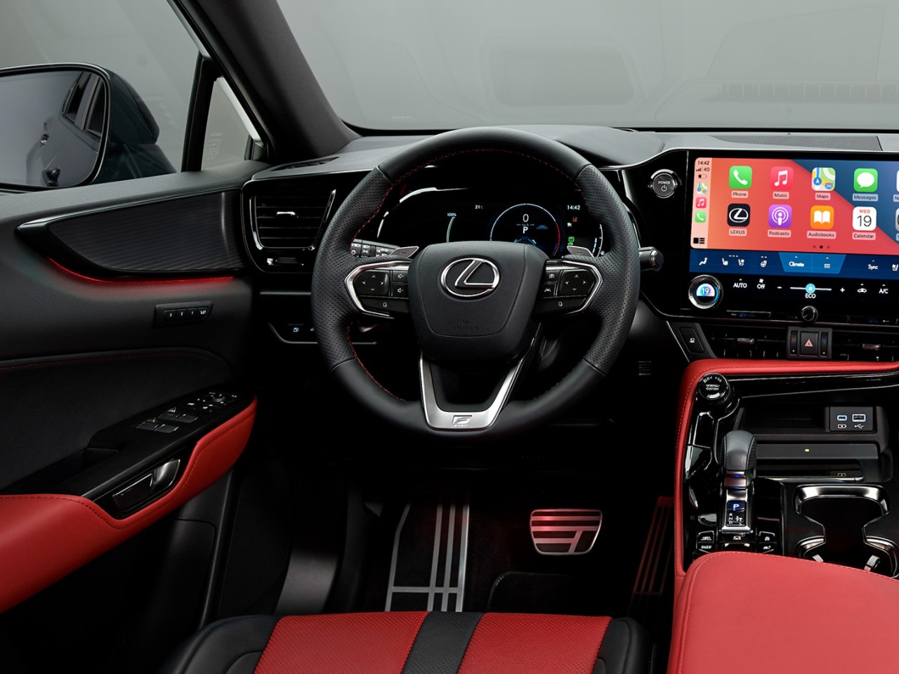 Lexus F Sport front interior 